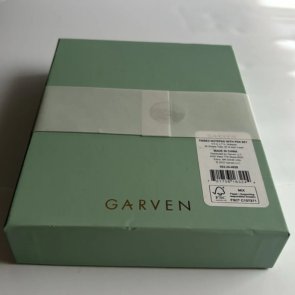Garven Tiered Notepad with Pom Pen Set